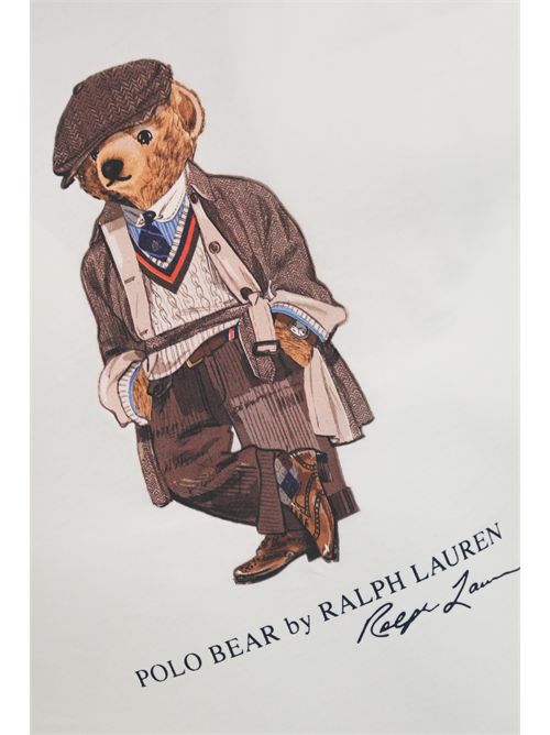 T-shirt in cotone con stampa Polo Bear POLO RALPH LAUREN | 710P00085001